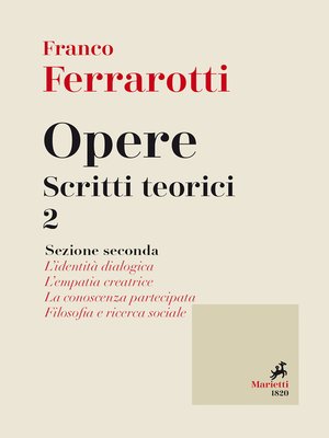 cover image of Opere. Scritti Teorici 2